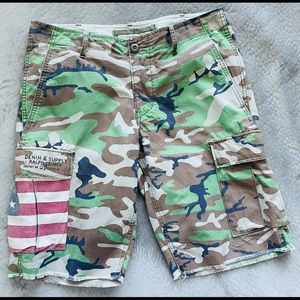 Denim&Supply Ralph Lauren Camo Cargo Shorts